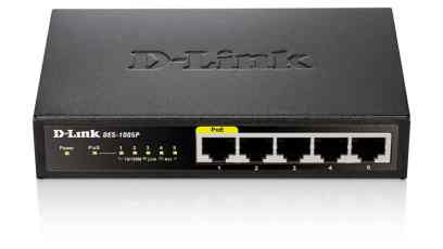 D Link DES 1005P switch